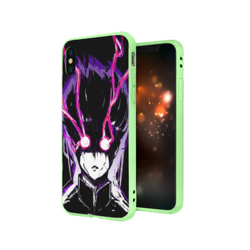 Чехол для iPhone X матовый Шигэо Кагэяма 100% Фото 01 Чехол для iPhone X матовый Шигэо Кагэяма 100% Фото 01