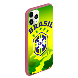 Чехол для iPhone 11 Pro Max матовый Бразилия - фото 2