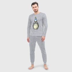 Мужская пижама с лонгсливом хлопок Тоторо - фото 2