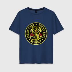 Женская футболка хлопок Oversize Cobra Kai