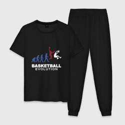 Мужская пижама хлопок Баскетбольная эволюция