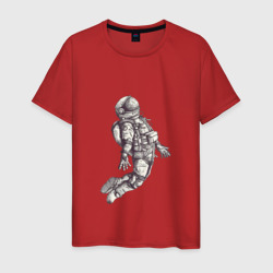 Мужская футболка хлопок Космонавт
