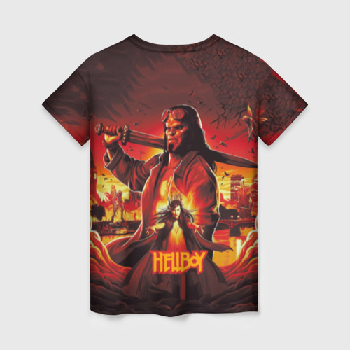 Женская футболка 3D Hellboy Demon, цвет 3D печать - фото 2