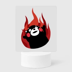 Светильник-ночник Kumamon поджигает