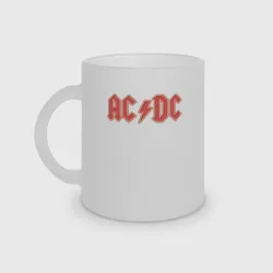 Кружка матовая стеклянная AC/DC