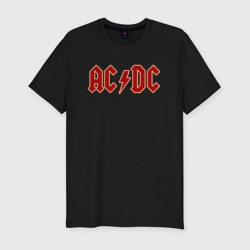 Мужская футболка хлопок Slim AC/DC