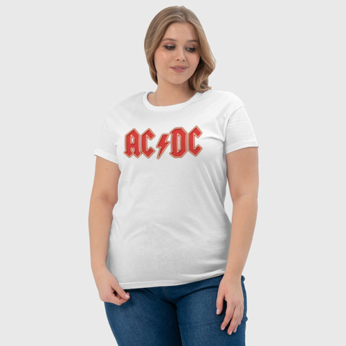 Женская футболка хлопок AC/DC - фото 6