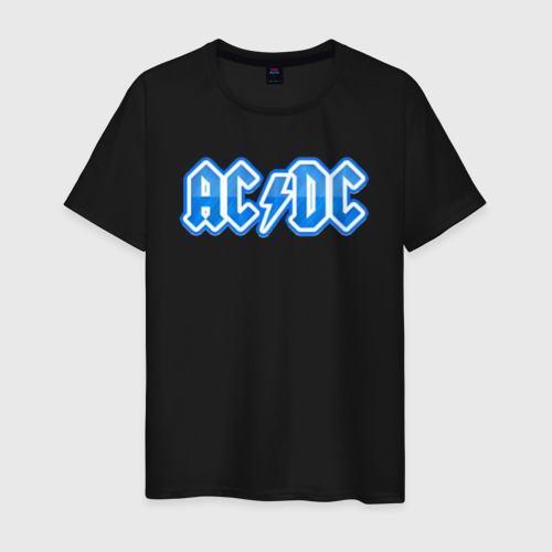 Мужская футболка хлопок AC/DC , цвет черный