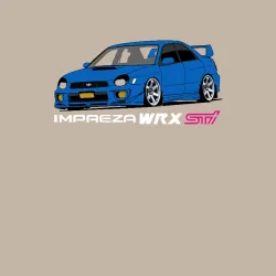 Мужской свитшот хлопок Subaru Impreza WRX STI GD - фото 2