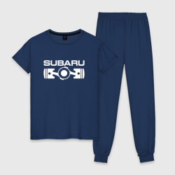 Женская пижама хлопок Subaru оппозитный двигатель