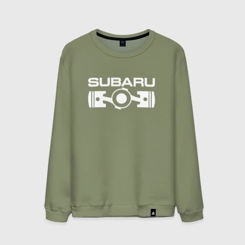 Мужской свитшот хлопок Subaru оппозитный двигатель