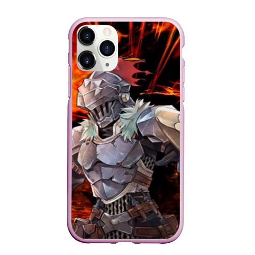 Чехол для iPhone 11 Pro Max матовый Goblin Slayer 2, цвет розовый