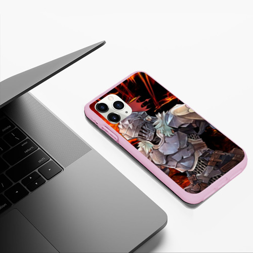 Чехол для iPhone 11 Pro Max матовый Goblin Slayer 2, цвет розовый - фото 5