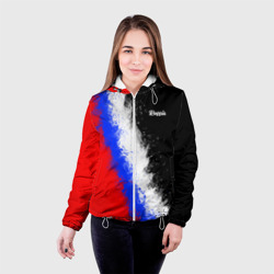 Женская куртка 3D Россия Краски - фото 2