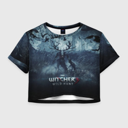Женская футболка Crop-top 3D The Witcher