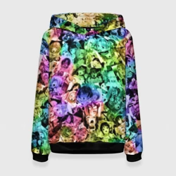 Женская толстовка 3D Радуга ахегао