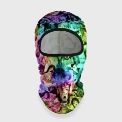 Балаклава 3D Радуга ахегао