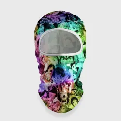 Балаклава 3D Радуга ахегао