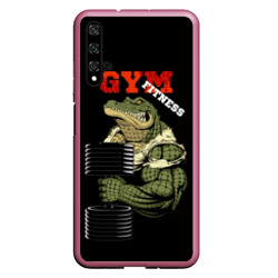 Чехол для Honor 20 GYM fitness crocodile