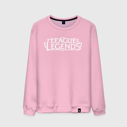 Мужской свитшот хлопок League of Legends, цвет светло-розовый