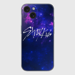 Чехол для iPhone 15 силиконовый с защитой камеры Stray Kids