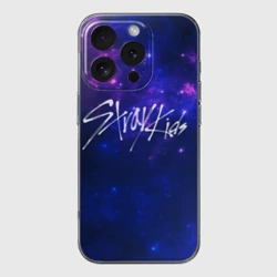 Чехол для iPhone 16 Pro Max силиконовый с защитой камеры Stray Kids