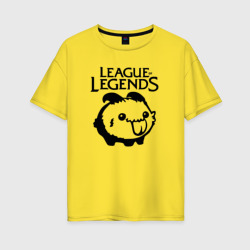 Женская футболка хлопок Oversize League of Legends