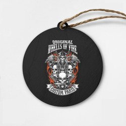 Деревянная игрушка круг Original wheels of fire