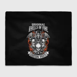 Плед 3D Original wheels of fire