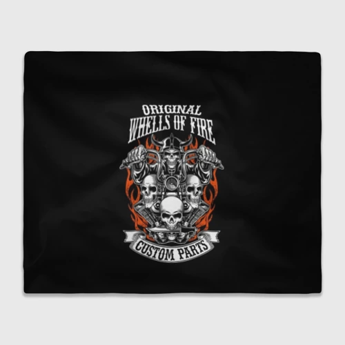 Плед 3D Original wheels of fire