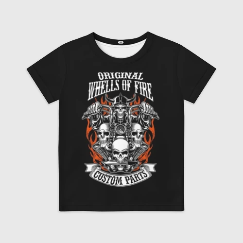Детская футболка 3D Original wheels of fire