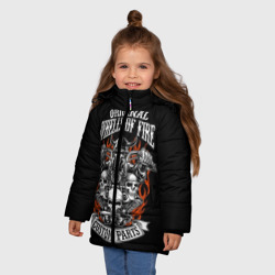 Зимняя куртка для девочек 3D Whells of fire - фото 2