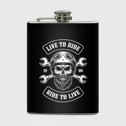 Фляга Live to ride - ride to live