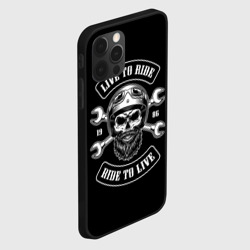 Чехол для iPhone 12 Pro Live to ride - ride to live - фото 2