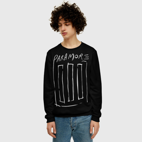 Мужской свитшот 3D Paramore, цвет черный - фото 3