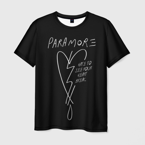 Мужская футболка 3D Paramore, цвет 3D печать