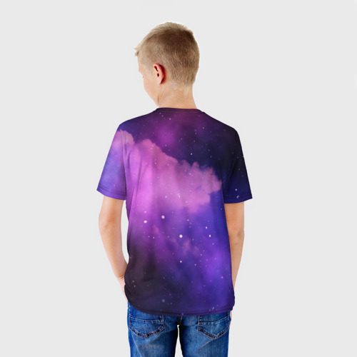 Детская футболка 3D с принтом Как приручить дракона, вид сзади #2