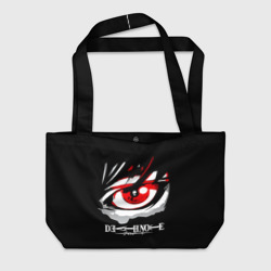 Пляжная сумка 3D Тетрадь смерти - глаз Ягами