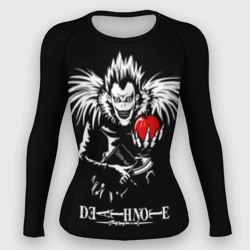 Женский рашгард 3D Тетрадь смерти