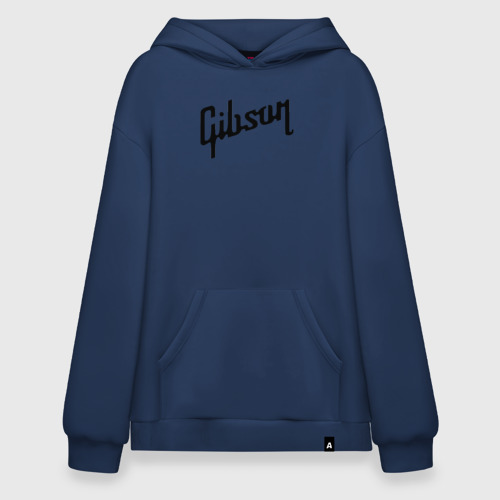 Худи SuperOversize хлопок Gibson, цвет темно-синий