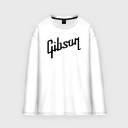 Мужской лонгслив oversize хлопок Gibson