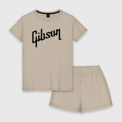 Женская пижама с шортиками хлопок Gibson