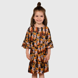 Детское платье 3D Упоротые лисы - фото 2