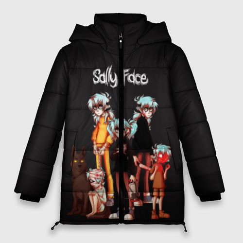 Женская зимняя куртка Oversize Sally Face, цвет красный