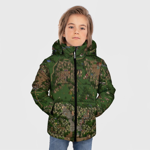 Зимняя куртка для мальчиков 3D HoMM 3, цвет красный - фото 3