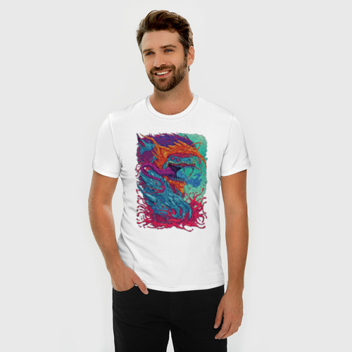 Мужская футболка хлопок Slim Hyper Beast - фото 3