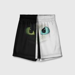 Детские спортивные шорты 3D Как приручить дракона