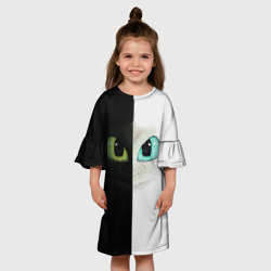 Детское платье 3D Как приручить дракона - фото 2