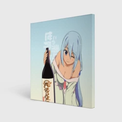 Холст квадратный KonoSuba бутылка