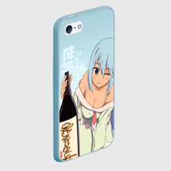 Чехол для iPhone 5/5S матовый KonoSuba бутылка - фото 2